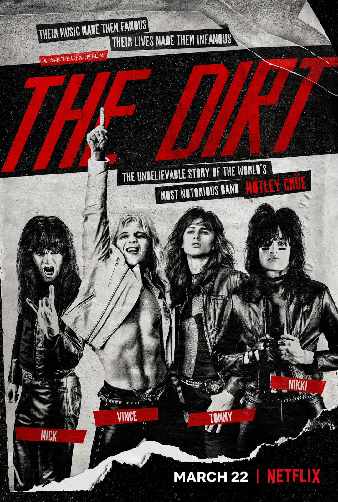 Mötley Crüe: Ban nhạc tai tiếng The Dirt